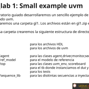 Guided_Lab 1: Small example to play UVM